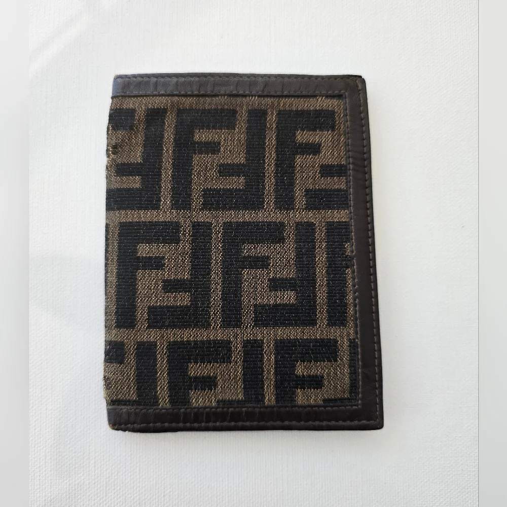 Fendi Zucca Logo Bifold Wallet